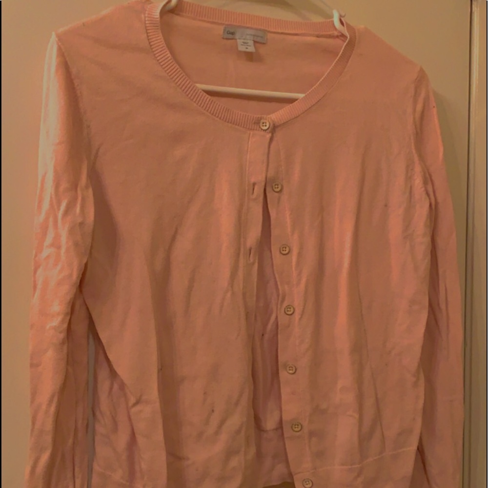 Pink Gap Cardigan